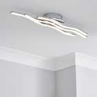 Ripple Integrated LED Bathroom Flush Ceiling Light