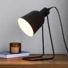 Sivas Leaning Wire Black Task Table Lamp