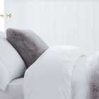 Dorma Purity Faux Fur Grey Cushion
