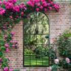 Lotus Arched Indoor Outdoor Full Length Wall Mirror