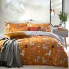 furn. Woofers Reversible Duvet Cover and Pillowcase Set