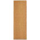 Astley Plain Rectangle Doormat Natural Non-Slip PVC Backing Waterproof 40 x 120 cm