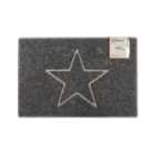 Oseasons Star Medium Embossed Doormat in Grey