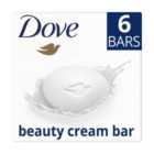 Dove Beauty Cream Soap Bars 6 x 90g