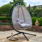 Grey Cocoon Egg Chair