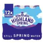 Highland Spring Still Water 12 x 500ml