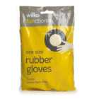 Wilko Rubber Gloves One Size 2 pack