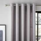 Vermont Dove Grey Eyelet Curtains