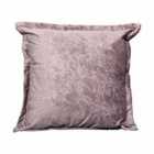 Native Home & Lifestyle Pink Crushed Velvet Cushion - Feather Filled
