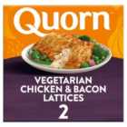Quorn Vegetarian Chicken & Bacon Lattices 2 Pack 300g