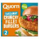 Quorn Takeaway 2 Crunchy Fillet Burgers 190g