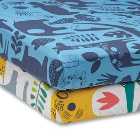 Elements Jungle Pack of 2 100% Cotton Fitted Sheets