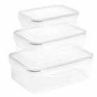 M&S Food Storage Containers, Grey 3 per pack