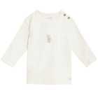 M&S Stripe Teddy T Shirt, Newborn-12M