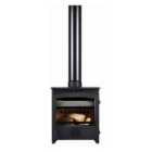 Suncrest Go Eco Wide Black 5kW Wood or solid fuel Stove