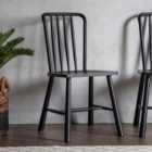 Denton Set of 2 Dining Chairs, Oak