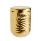Gold Curves Kitchen Canister