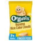 Organix Banana Rice Cake Clouds Baby Snack 7 months+ 40g