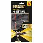 Deadfast Power Kill Mouse Trap Rodent Control Indoor & Outdoor Twin 2 Pack