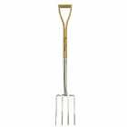 Kent and Stowe Stainless Steel Digging Fork