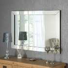 Yearn Angled Rectangle Overmantel Wall Mirror