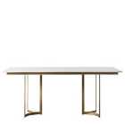 Cadotte 6 Seater Dining Table, Marble