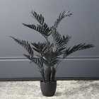 Artificial Real Touch Areca Palm Plant in Black Plant Pot