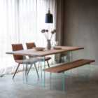 Basca 6 Seater Rectangular Dining Table, Acacia Wood