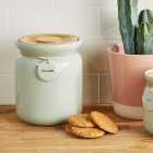Sage Hang Tag Biscuit Canister