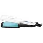 Remington S8550 Shine Therapy Wide-Plate Straighteners - White and Blue