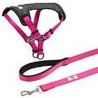 Bunty Strap N Strole Pink and Middlewood Lead Pink - Large