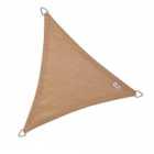 Nesling Coolfit 5m Triangle Shade Sail with Accessory and Fixing Kit - Sand