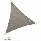 Nesling Coolfit 5m Triangle Shade Sail with Accessory and Fixing Kit - Grey