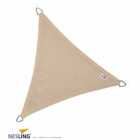 Nesling Coolfit 3.6m Triangle Shade Sail with Accessory and Fixing Kit - White