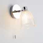 Bremont Ribbed Glass Bathroom Wall Light