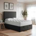 End Ottoman Bed Frame, Tweed