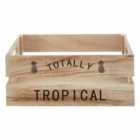 Maison Fruit Crate, Totally Tropical, Natural
