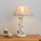 Darcy Resin Duck White Table Lamp