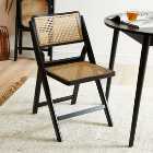 Franco Folding Dining Chair, Black Beech Wood