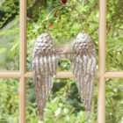 Silver Angel Wings Decorative Tealight Christmas Décor Candle Holders
