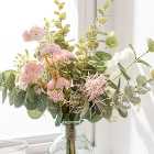 Artificial Mimosa and Achillea Bouquet
