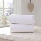 Clair De Lune Fitted Sheet Twin Pack Travel Size Grey