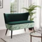 Eliza Malawi Jacquard Velvet 2 Seater Sofa