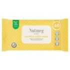 Nutmeg Sensitive Baby Wipes 60 per pack