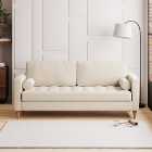 Zoe Luna Fabric 3 Seater Sofa