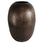 Crossland Grove Brindisi Ellipse Ball Vase Copper 335X245Mm Copper