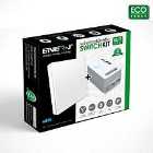 ENER-J 1 Gang Wireless Kinetic Switch +non-dimmable Receiver Bundle Kit White