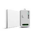 ENER-J 1 Gang Wireless Kinetic Switch +dimmable & Wifi Receiver Bundle Kit White