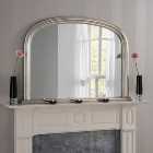 Yearn Contemporary Curved Overmantel Wall Mirror