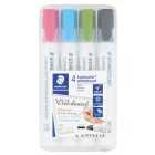 STAEDTLER Lumocolor whiteboard marker bullet tip 4pcs - trend colours